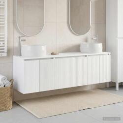 vidaXL Set dulap baie 3 buc. Alb 49, 5 x 44, 5 x 66 cm Lemn prelucrat GartenMobel Dekor (3405707)