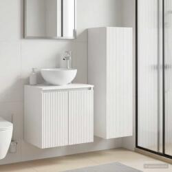 vidaXL Set de mobilier pentru baie 2 buc. Alb foarte lucios GartenMobel Dekor (3406117)