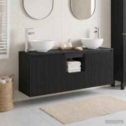 vidaXL Set dulap baie 3 buc. Negru 49, 5 x 41 x 64, 5 cm Lemn prelucrat GartenMobel Dekor (3405628)