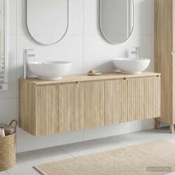 vidaXL Set dulap baie 3 buc. Stejar Sonoma 49, 5 x 44, 5 x 65 cm GartenMobel Dekor (3405689)