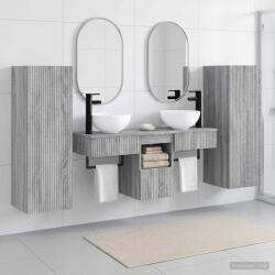 vidaXL Set de mobilier pentru baie 5 buc. Sonoma gri GartenMobel Dekor (3405969)