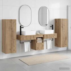 vidaXL Set de mobilier pentru baie 5 buc. Stejar Artizanal GartenMobel Dekor (3405982)