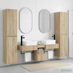 vidaXL Set de mobilier pentru baie 5 buc. Stejar Sonoma GartenMobel Dekor (3406015)
