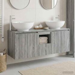 vidaXL Set dulap baie 3 buc. Sonoma gri 49, 5 x 44, 5 x 65 cm GartenMobel Dekor (3405703)