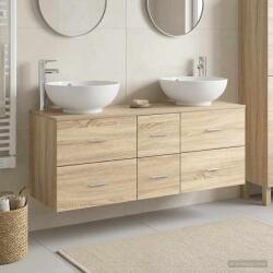 vidaXL Set de mobilier pentru baie 3 buc. Stejar Sonoma GartenMobel Dekor (3405909)