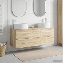 vidaXL Set de mobilier pentru baie 3 buc. Stejar Sonoma GartenMobel Dekor (3405957)