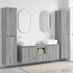 vidaXL Set de mobilier pentru baie 5 buc. Sonoma gri GartenMobel Dekor (3406039)