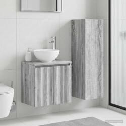vidaXL Set de mobilier pentru baie 2 buc. Sonoma gri GartenMobel Dekor (3406119)