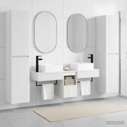 vidaXL Set de mobilier pentru baie 5 buc. Alb 33 x 34, 5 x 160 cm GartenMobel Dekor (3406013)