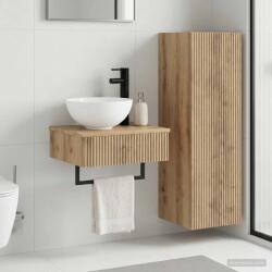 vidaXL Set de mobilier pentru baie 2 buc. Stejar Artizanal GartenMobel Dekor (3406102)