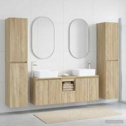 vidaXL Set de mobilier pentru baie 5 buc. Stejar Sonoma GartenMobel Dekor (3406035)