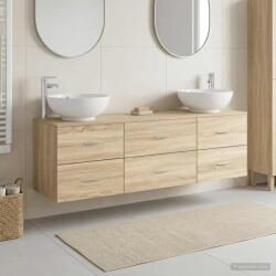vidaXL Set de mobilier pentru baie 3 buc. Stejar Sonoma GartenMobel Dekor (3405893)
