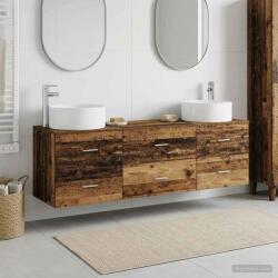 vidaXL Set de mobilier pentru baie 3 buc. Lemn vechi GartenMobel Dekor (3405945)