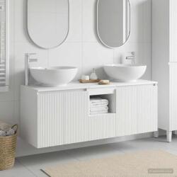 vidaXL Set dulap baie 3 buc. Alb 49, 5 x 44, 5 x 65 cm Lemn prelucrat GartenMobel Dekor (3405697)