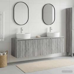 vidaXL Set dulap baie 3 buc. Sonoma gri 49, 5 x 44, 5 x 65 cm GartenMobel Dekor (3405673)