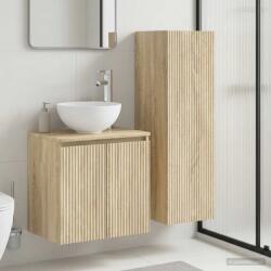 vidaXL Set de mobilier pentru baie 2 buc. Stejar Sonoma GartenMobel Dekor (3406115)