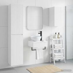 vidaXL Set de mobilier pentru baie 3 buc. Alb foarte lucios GartenMobel Dekor (3406047)