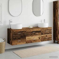 vidaXL Set de mobilier pentru baie 3 buc. Lemn vechi GartenMobel Dekor (3405921)