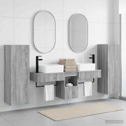 vidaXL Set de mobilier pentru baie 5 buc. Sonoma gri GartenMobel Dekor (3405979)