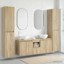 vidaXL Set de mobilier pentru baie 5 buc. Stejar Sonoma GartenMobel Dekor (3406025)