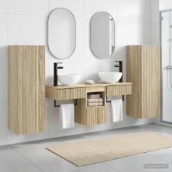 vidaXL Set de mobilier pentru baie 5 buc. Stejar Sonoma GartenMobel Dekor (3405965)