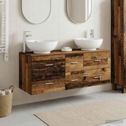vidaXL Set de mobilier pentru baie 3 buc. Lemn vechi GartenMobel Dekor (3405913)