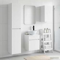 vidaXL Set de mobilier pentru baie 3 buc. Alb 33 x 34, 5 x 160 cm GartenMobel Dekor (3406083)