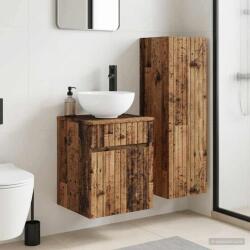 vidaXL Set de mobilier pentru baie 2 buc. Lemn vechi GartenMobel Dekor (3406141)