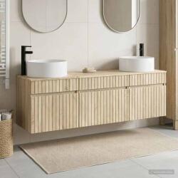 vidaXL Set dulap baie 3 buc. Stejar Sonoma 49 x 44, 5 x 65, 5 cm GartenMobel Dekor (3405779)