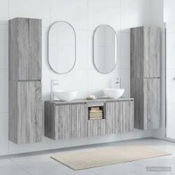 vidaXL Set de mobilier pentru baie 5 buc. Sonoma gri GartenMobel Dekor (3406029)