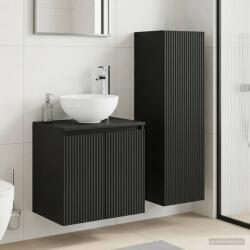 vidaXL Set de mobilier pentru baie 2 buc. Negru 33 x 34, 5 x 100 cm GartenMobel Dekor (3406114)