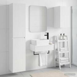 vidaXL Set de mobilier pentru baie 3 buc. Alb 33 x 34, 5 x 160 cm GartenMobel Dekor (3406053)