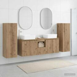 vidaXL Set de mobilier pentru baie 5 buc. Stejar Artizanal GartenMobel Dekor (3406002)