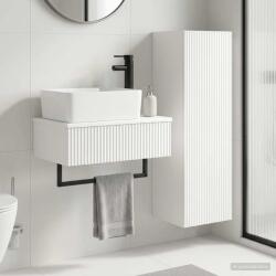 vidaXL Set de mobilier pentru baie 2 buc. Alb foarte lucios GartenMobel Dekor (3406107)