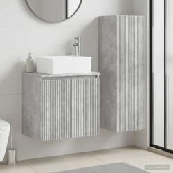 vidaXL Set de mobilier pentru baie 2 buc. Gri Beton 33 x 34, 5 x 100 cm GartenMobel Dekor (3406126)