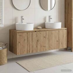 vidaXL Set dulap baie 3 buc. Stejar Artizanal 49, 5 x 44, 5 x 65 cm GartenMobel Dekor (3405676)