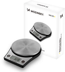 Wozinsky WAK-651 Konyhai Mérleg LCD Kijelzővel 5 kg-ig - Fekete (WAK-651)