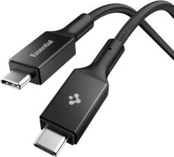 Spigen Cablu Spigen Essential USB-C la USB-C, 100W, 150cm, culoare negru (8800283315530-ACA10421) - vexio