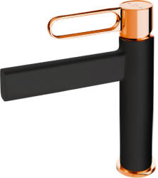 Ferro S. A Ferro Zaffiro mosdó csaptelep aut. rose gold/fekete (FD1-ZFR-2-25)