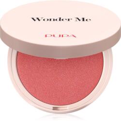 PUPA Milano Wonder Me Natural Effect Blush fard de obraz compact pentru un look natural culoare 005 Deep Passion - Matt 4 g