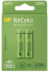 GP Batteries GP Ni-MH újratölthető AA elem, 2 darabos csomag