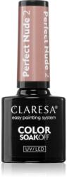 Claresa SoakOff UV/LED Color Perfect Nude lac de unghii sub forma de gel culoare 2 5 g