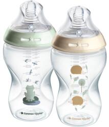 Tommee Tippee Natural Start Anti-Colic biberon auto-sterilizant Nature Medium Flow 3 m+ 2x340 ml