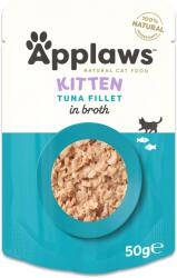 Applaws Kitten Tuna Fillet in Broth Hrană umedă pentru pui de pisică cu file de ton în supă 50 g