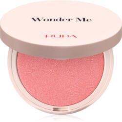 PUPA Milano Wonder Me Natural Effect Blush fard de obraz compact pentru un look natural culoare 007 Good Vibes - Matt 4 g
