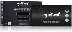 My White Secret Charcoal and Coconut Oil fogfehérítő szalag a fogakra 14 db