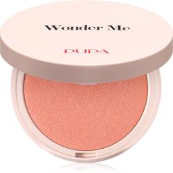 PUPA Milano Wonder Me Natural Effect Blush kompakt arcpirosító természetes hatásért árnyalat 008 So Cozy - Matt 4 g