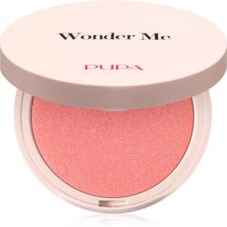 PUPA Milano Wonder Me Natural Effect Blush fard de obraz compact pentru un look natural culoare 009 Last Crush - Radiant 4 g