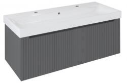 Sapho NELIO STRIP mosdótartó szekrény, 2 fiókkal, 116, 5x44x49cm, carina (NL120-4141S)
