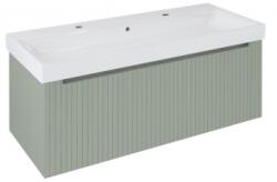Sapho NELIO STRIP mosdótartó szekrény, 2 fiókkal, 116, 5x44x49cm, verde (NL120-4444S)